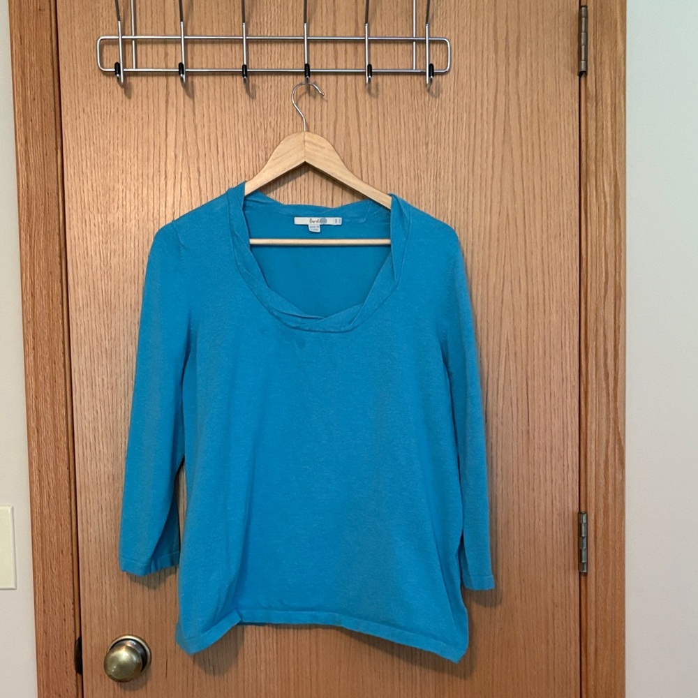 Boden Women's Blouse with neckline detail size 14